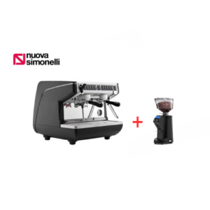 เครื่องชงกาแฟ NUOVA APPIA LIFE COMP 2GR+เครื่องบดเมล็ดกาแฟ NUOVA MDXS CORE BLACK