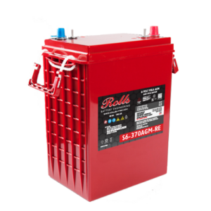 แบตเตอรี่แห้งยี่ห้อ Rolls รุ่น S6-370AGM-RE (6V 370Ah)