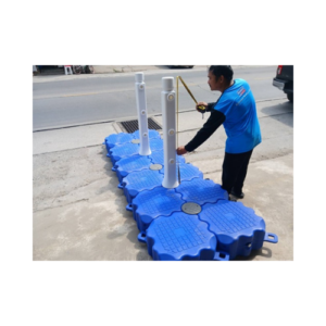 Alternative view of เสากันตก HDPE แบบล๊อกในทุ่น ขนาด 137 Cm.